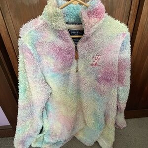 Women's Multicolor Fleece Pullover